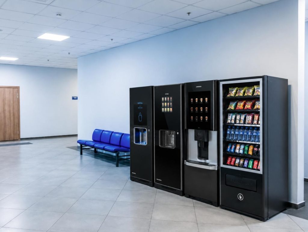 Máquinas vending Cafrisnack de snacks, café y agua para empresas castellón y valencia